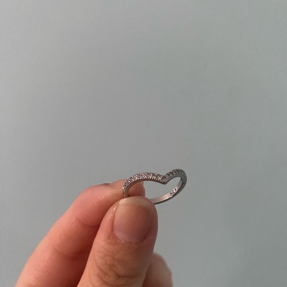 925 sterling silver wishbone ring - Picture 4 of 8